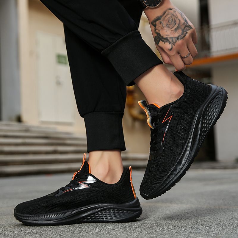 Men Running Shoes Athletic Sports Casual Walk Comfort Lightweight Non-Slip Lace up Sneakers for Gym Workout