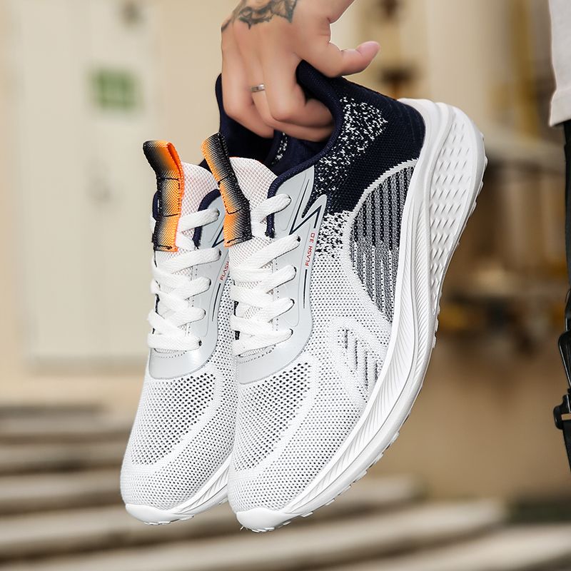 Men Running Shoes Athletic Sports Casual Walk Comfort Lightweight Non-Slip Lace up Sneakers for Gym Workout