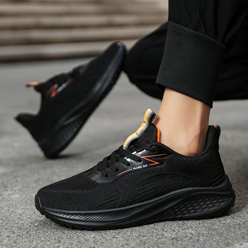 Men Running Shoes Athletic Sports Casual Walk Comfort Lightweight Non-Slip Lace up Sneakers for Gym Workout