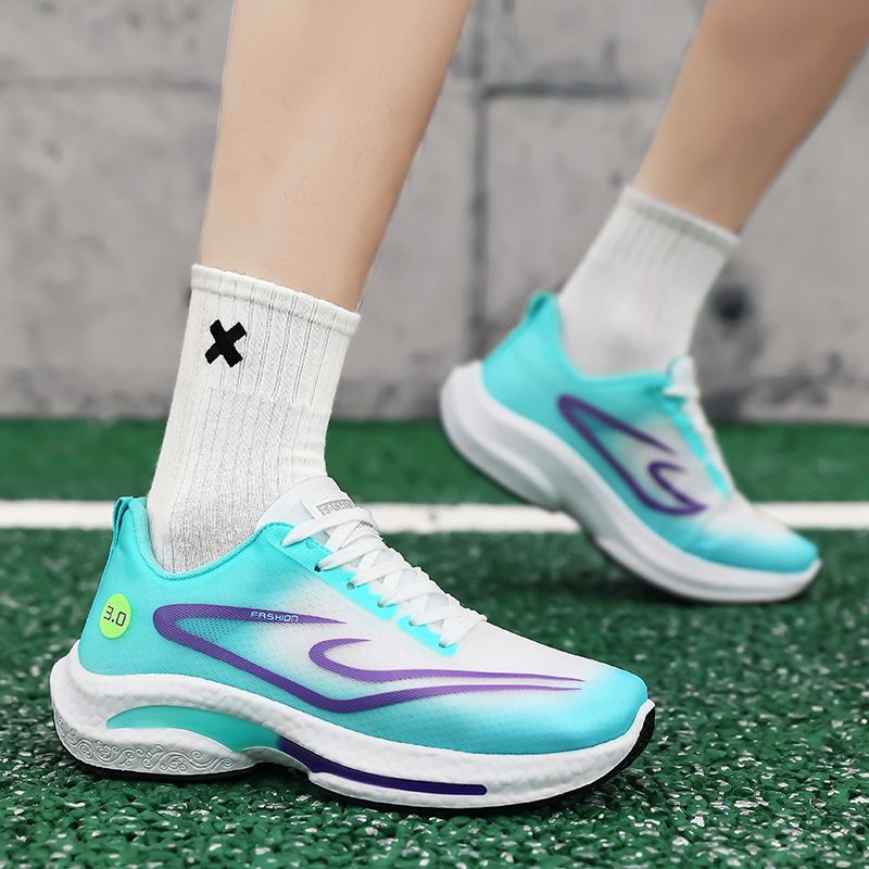 Men Running Shoes Athletic Sports Casual Walk Comfort Lightweight Non-Slip Lace up Sneakers for Gym Workout