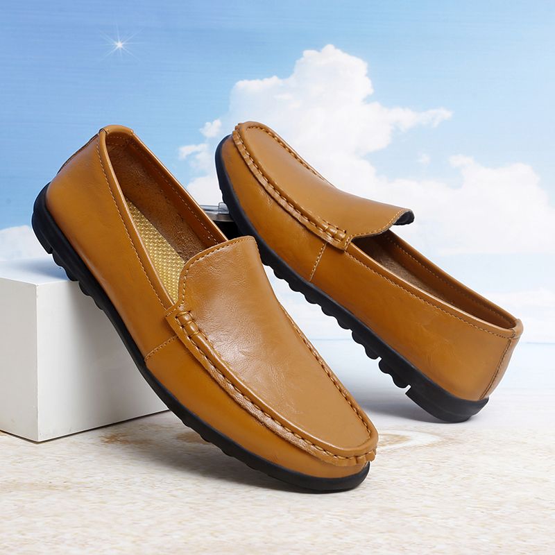 Men Loafers Casual Shoes Slip on Soft Penny Flat Lightweight Comfort Driving Working Boat Shoes