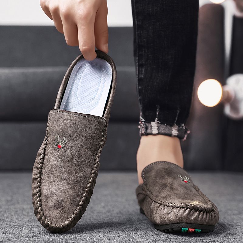 Men Loafers Casual Shoes Slip on Soft Penny Flat Lightweight Comfort Driving Working Boat Shoes
