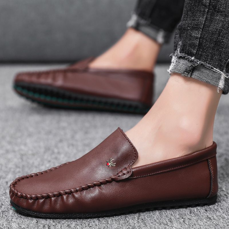 Men Loafers Casual Shoes Slip on Soft Penny Flat Lightweight Comfort Driving Working Boat Shoes