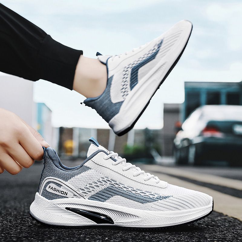 Men Running Shoes Athletic Sports Casual Mesh Walk Comfort Breathable Lightweight Non-Slip Lace up Sneakers for Gym Workout