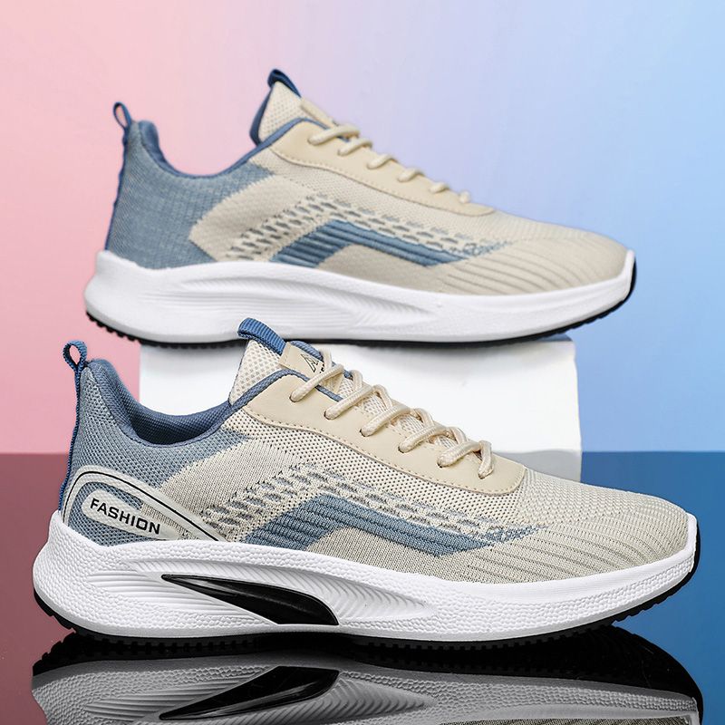 Men Running Shoes Athletic Sports Casual Mesh Walk Comfort Breathable Lightweight Non-Slip Lace up Sneakers for Gym Workout