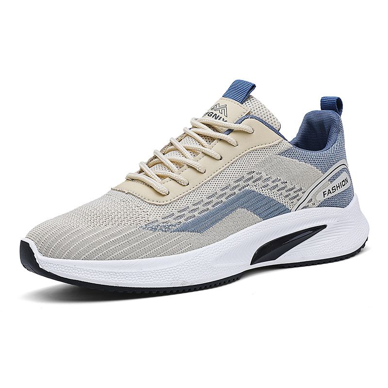 Men Running Shoes Athletic Sports Casual Mesh Walk Comfort Breathable Lightweight Non-Slip Lace up Sneakers for Gym Workout
