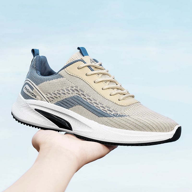 Men Running Shoes Athletic Sports Casual Mesh Walk Comfort Breathable Lightweight Non-Slip Lace up Sneakers for Gym Workout
