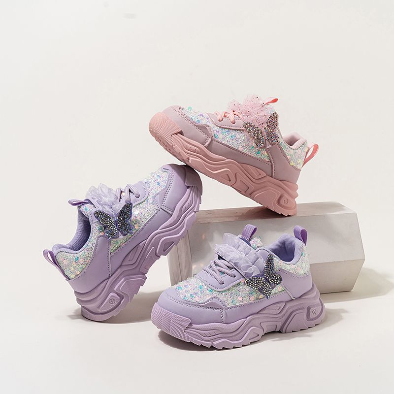Kids Children's Casual Sport Athletic School Sneakers – Lightweight EVA Sole Synthetic  All-Season Comfort for Boys & Girls