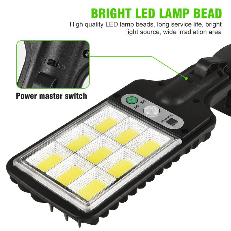 New Arrival Solar Light Outdoor Garden Light Human Sensing Light Waterproof  Led Household Solar Street Light