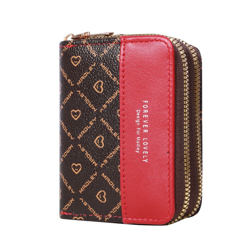New Ladies Wallet Patchwork Clutch Card Bag Summer Fashion Coin Purse Female