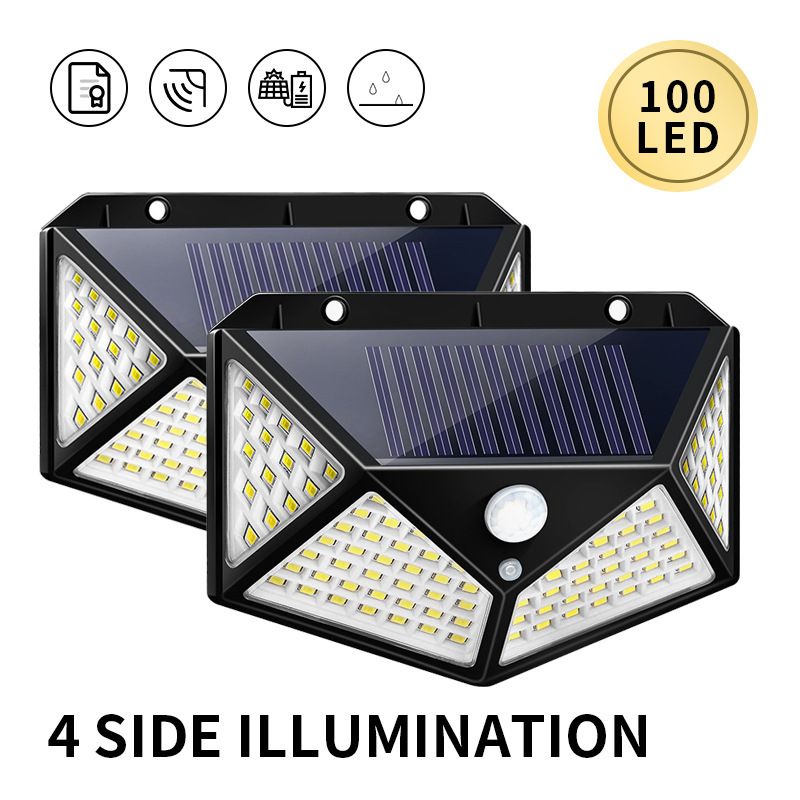 Solar Body Sensor Light Outdoor Garden Street Light Household Garden Waterproof Outdoor Energy-saving Led Wall Light
