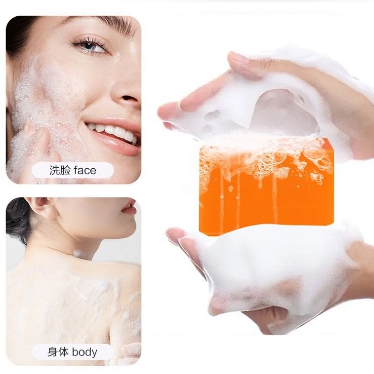 3pcs/lot Kojicacid soap kojicacid soap Papaya soap Hand facial cleansing bath soap Kojic Acid Soap for Dark Spots