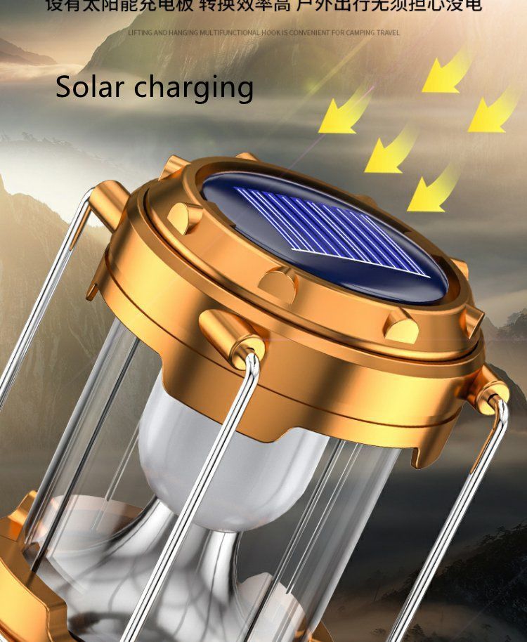 Camping lights SolarLights For Outside Multi-functional Camping Lights Tent lights Work lights Portable Lights