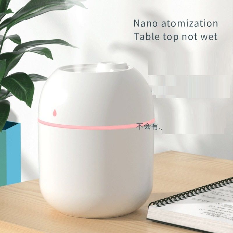 Colourful lights water drop humidifier wholesale office home usb big spray mute mini cute air purification humidification