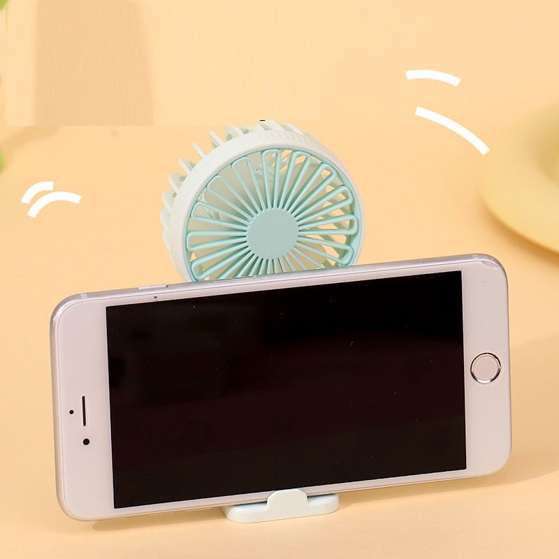 Handheld fan portable pocket mini usb charging mobile phone stand fan 3-speed adjustment