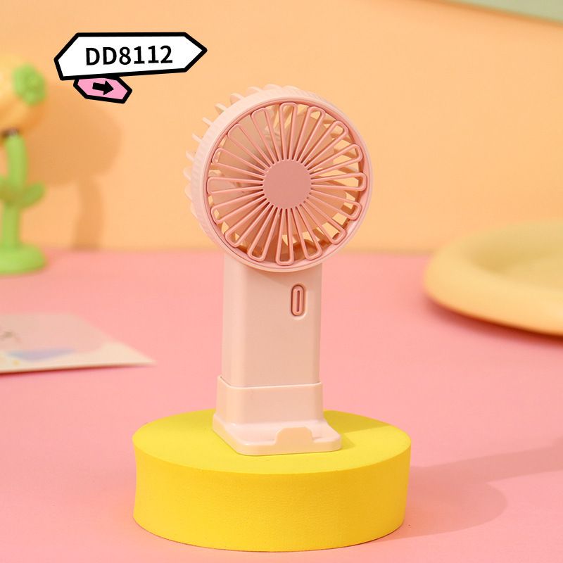 Handheld fan portable pocket mini usb charging mobile phone stand fan 3-speed adjustment