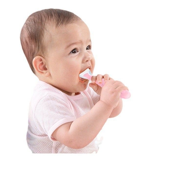Baby rice porridge bottle Baby Silicone Milk Bottle Squeezing Spoon Children's Complementary Food Bottle Rice Porridge Spoon