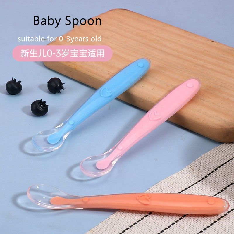 Baby rice porridge bottle Baby Silicone Milk Bottle Squeezing Spoon Children's Complementary Food Bottle Rice Porridge Spoon