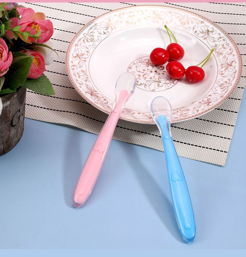 Baby rice porridge bottle Baby Silicone Milk Bottle Squeezing Spoon Children's Complementary Food Bottle Rice Porridge Spoon