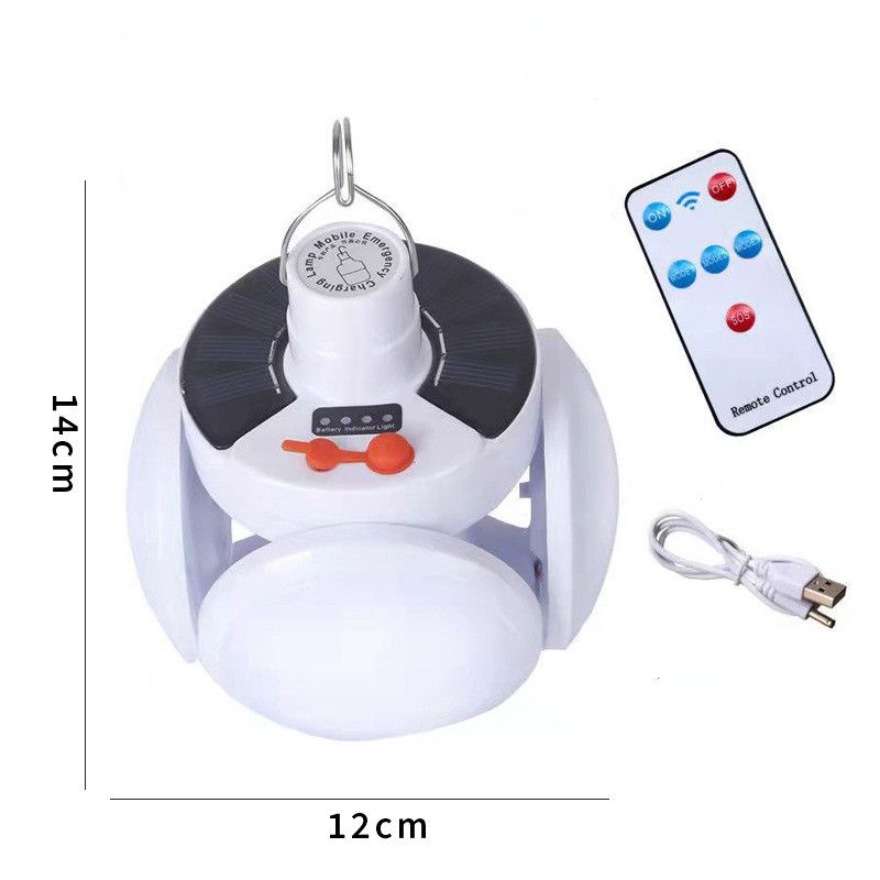 Solar football lights Rechargeable Bulbs Street stall night market lights outdoor camping street stall lights Led energy-saving ultra-bright lighting