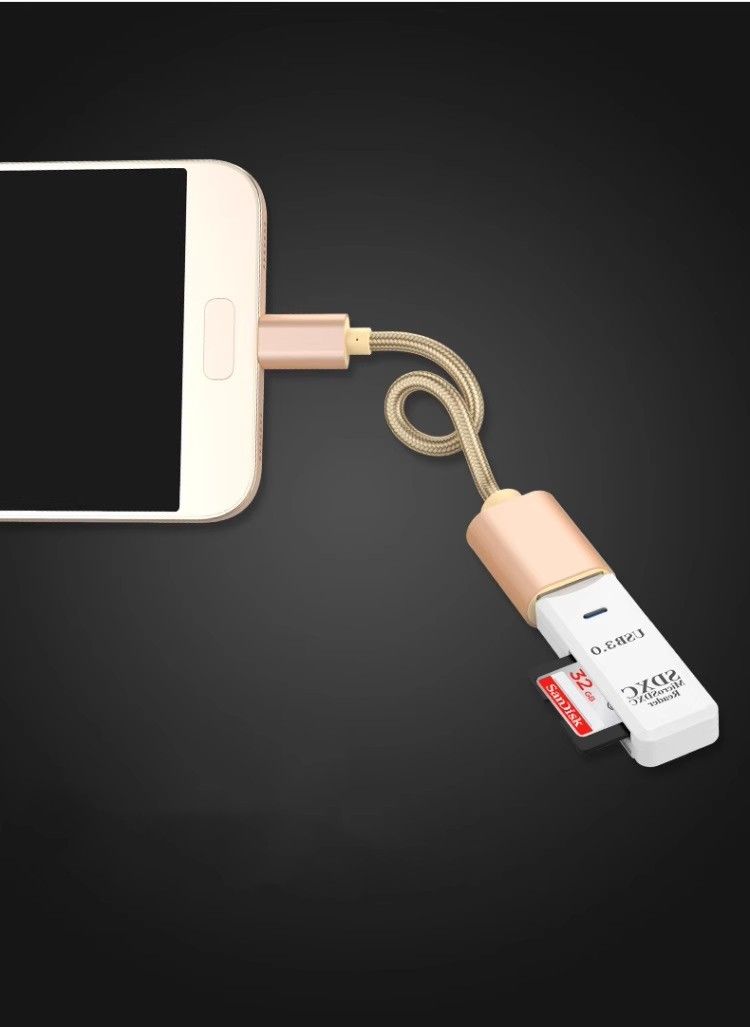 1pcs usb3.0 high-speed multi-functional all-in-one card reader sd tf memory card converter Type-C plug truck load compatible