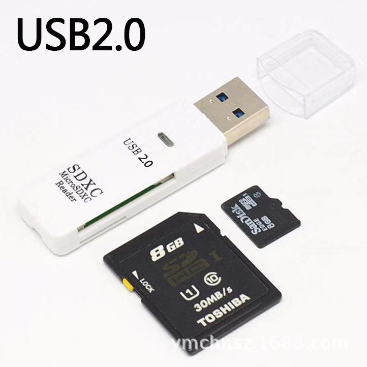 1pcs usb3.0 high-speed multi-functional all-in-one card reader sd tf memory card converter Type-C plug truck load compatible