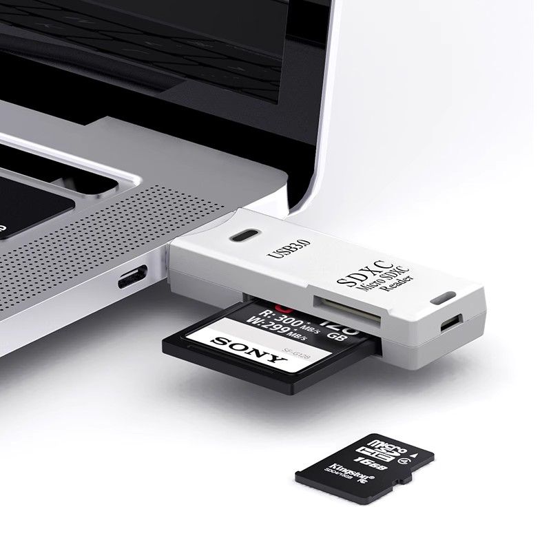 1pcs usb3.0 high-speed multi-functional all-in-one card reader sd tf memory card converter Type-C plug truck load compatible