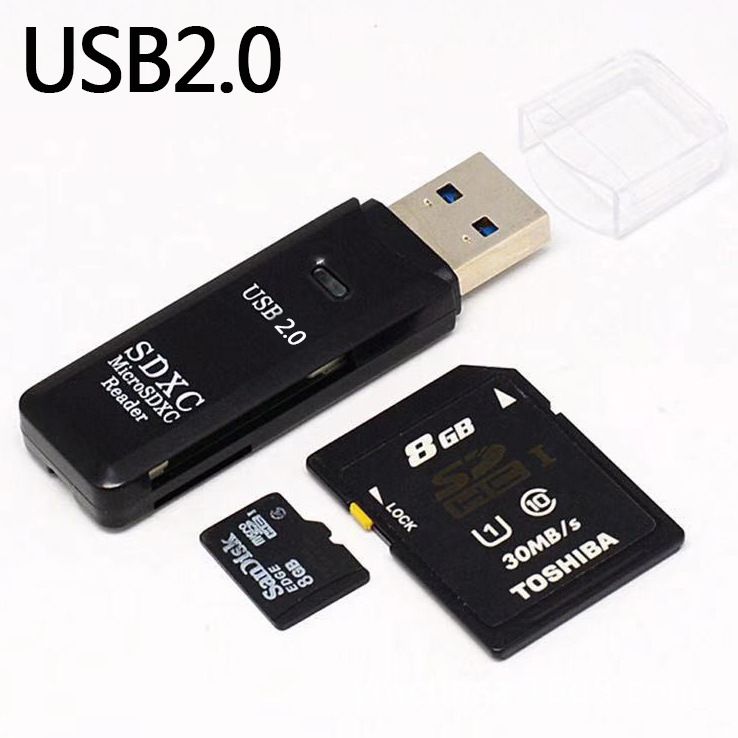 1pcs usb3.0 high-speed multi-functional all-in-one card reader sd tf memory card converter Type-C plug truck load compatible