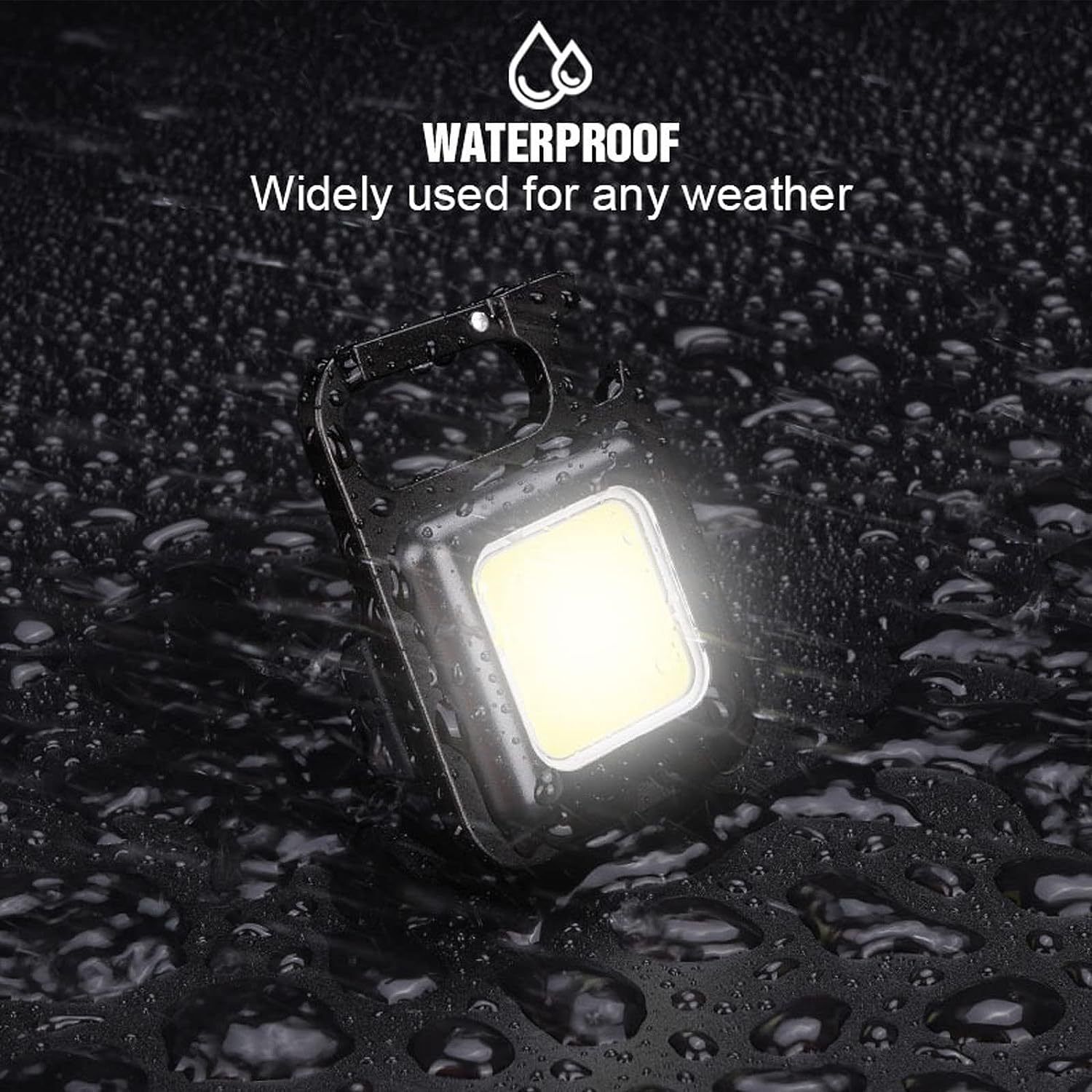 1PCS/Lot Best-selling Mini keychain Light Multi-functional Prtable Light USB Rechargeable Led Flashlight Outdoor Strong Magnetic Work Light Key Light