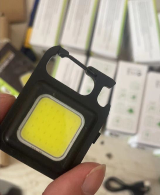 1PCS/Lot Best-selling Mini keychain Light Multi-functional Prtable Light USB Rechargeable Led Flashlight Outdoor Strong Magnetic Work Light Key Light