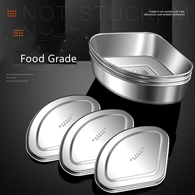 304 stainless steel sectioned fan-shaped steamer pan baby complementary food steamed egg box household rice cooker steaming rack Multifunctional Magic Pot