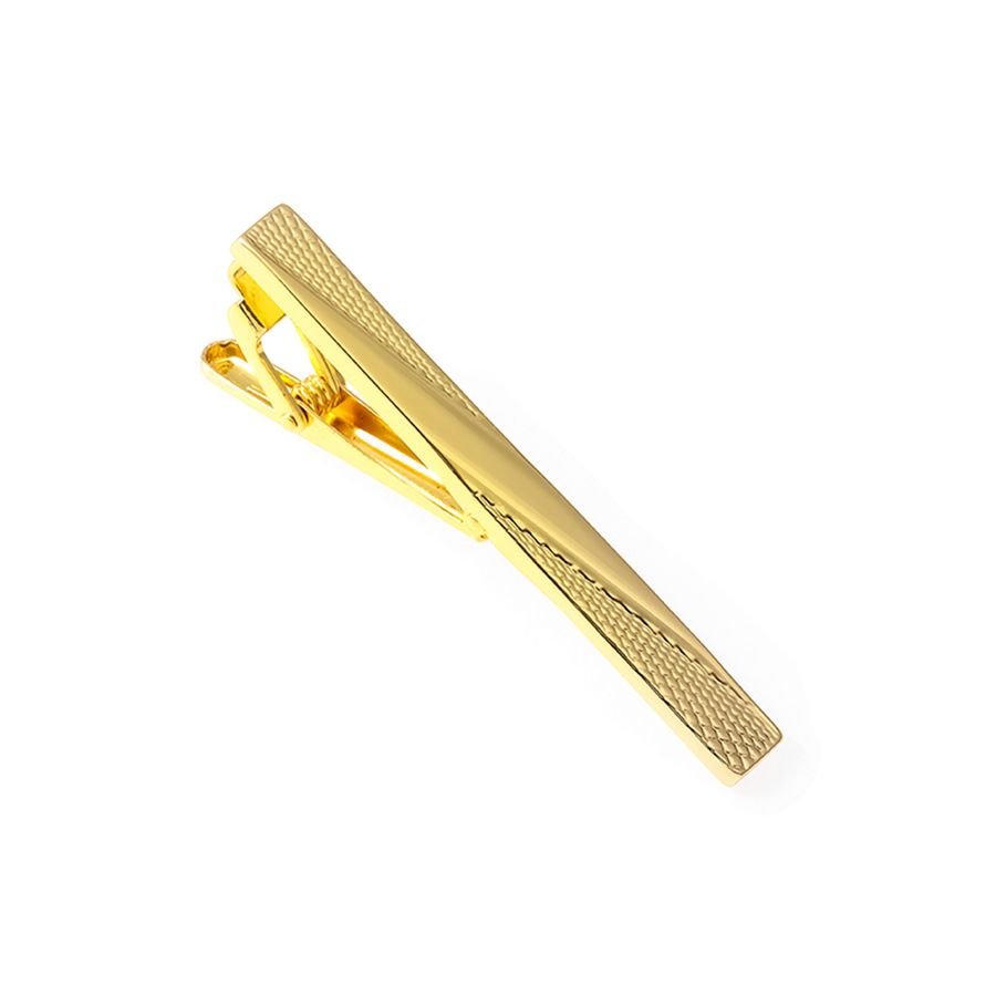 2PCS/Lot New men's tie clip European American Cross-border Business tie Clip Men's simple shirt clip