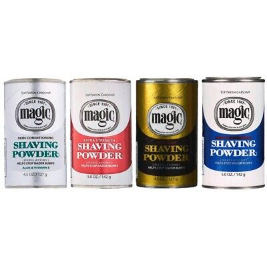 Magic Shaving Powder  depilatory product designed to provide a razorless shave prevent razor bumps Extra Strength fo