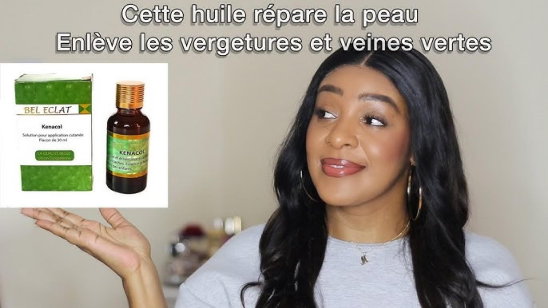Bel Eclat Kenacol skin treatment oil Fades blemishes, dark spots, and sunspots green veins and stretch marks Lightens and harmonizes skin tone