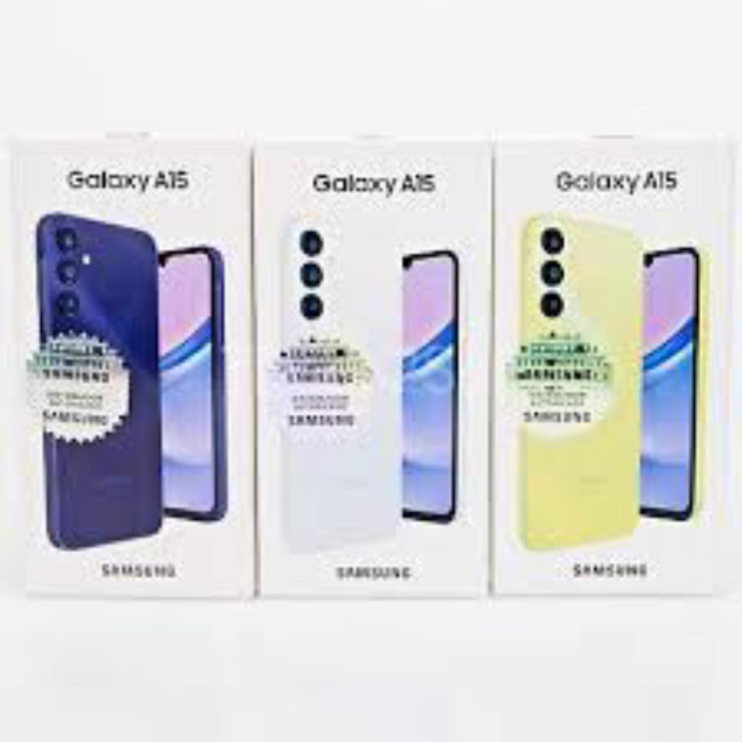 Brand New Offer Samsung Galaxy A15 128GB+4GB 50MP Triple Camera Mediatek Helio G99 6.5" 90Hz Display Android 14 5000mAh 25W Type-C Charge Smart Phones