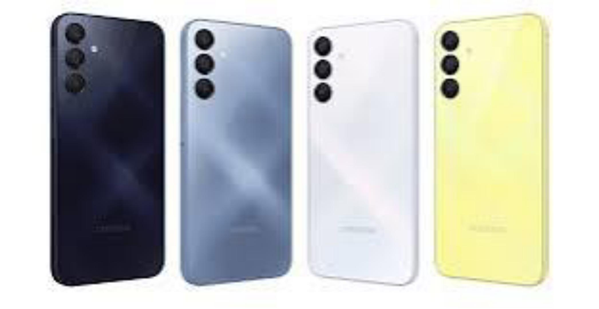 Brand New Offer Samsung Galaxy A15 128GB+4GB 50MP Triple Camera Mediatek Helio G99 6.5" 90Hz Display Android 14 5000mAh 25W Type-C Charge Smart Phones