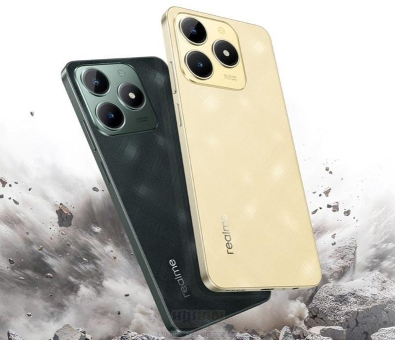 [ BRAND NEW ] Realme C61 128GB+6GB 90Hz 6.74'' 50MP 7.84mm Thickness 5000mAh IP54 Waterproof Android 14 Type-C Dual Sim Face and Fingerprint Unlock phone Smart Phones