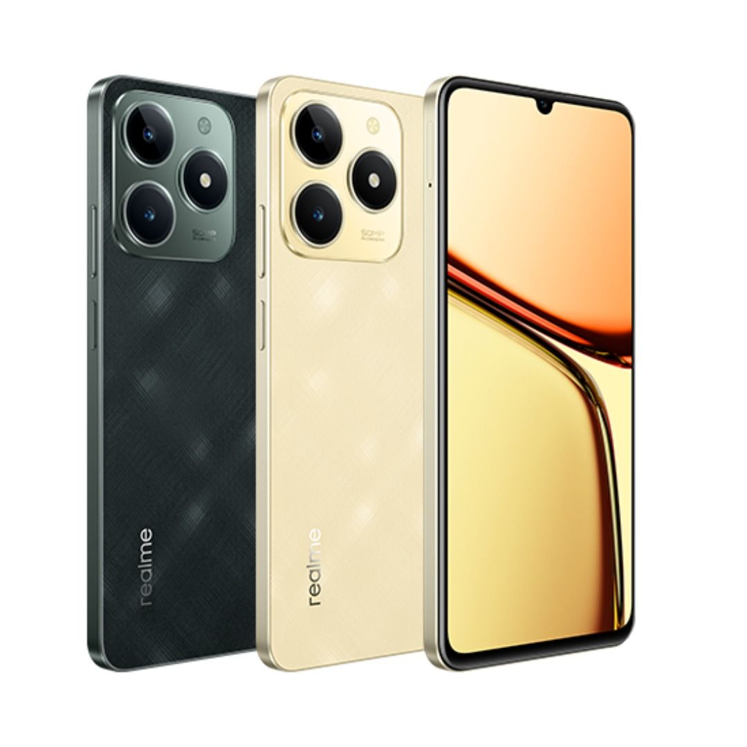 [ BRAND NEW ] Realme C61 128GB+6GB 90Hz 6.74'' 50MP 7.84mm Thickness 5000mAh IP54 Waterproof Android 14 Type-C Dual Sim Face and Fingerprint Unlock phone Smart Phones