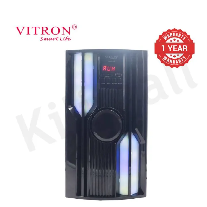 Vitron  V646 3.1CH X-Bass Home Theatre System AC/DC Bluetooth Woofer Speaker System Subwoofer Home Audio System USB SD MP3 FM Radio 10000W-1 year warrant