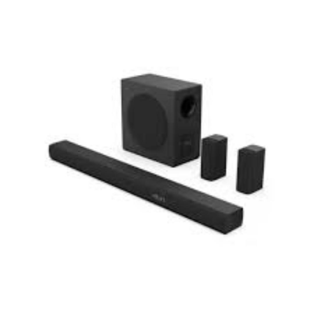 Hisense AX Series Soundbar AX5100Q, 5.1 Channel, 580W, 6.5”Wireless subwoofer included, Dolby Atmos and DTS:X, Sound bar for tv, Black