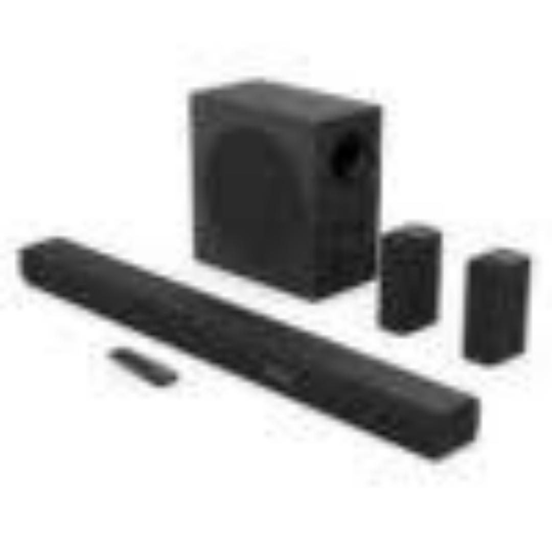 Hisense AX Series Soundbar AX5100Q, 5.1 Channel, 580W, 6.5”Wireless subwoofer included, Dolby Atmos and DTS:X, Sound bar for tv, Black