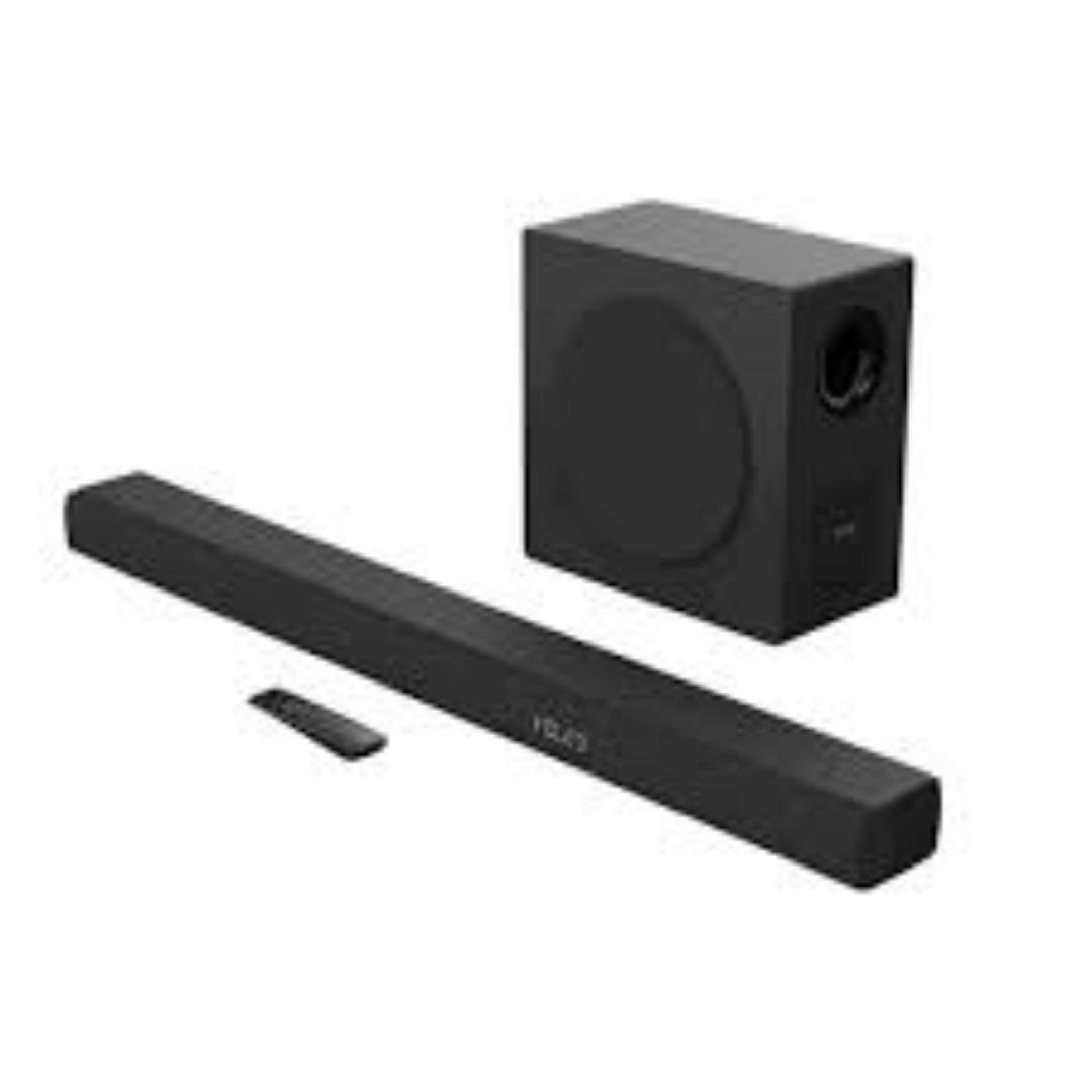Hisense HS218 2.1ch Sound Bar with Wireless Subwoofer, 200W, Powered by Dolby Audio, Roku TV ready, Bluetooth, HDMI ARC/Optical/AUX/USB, 3 EQ Modes