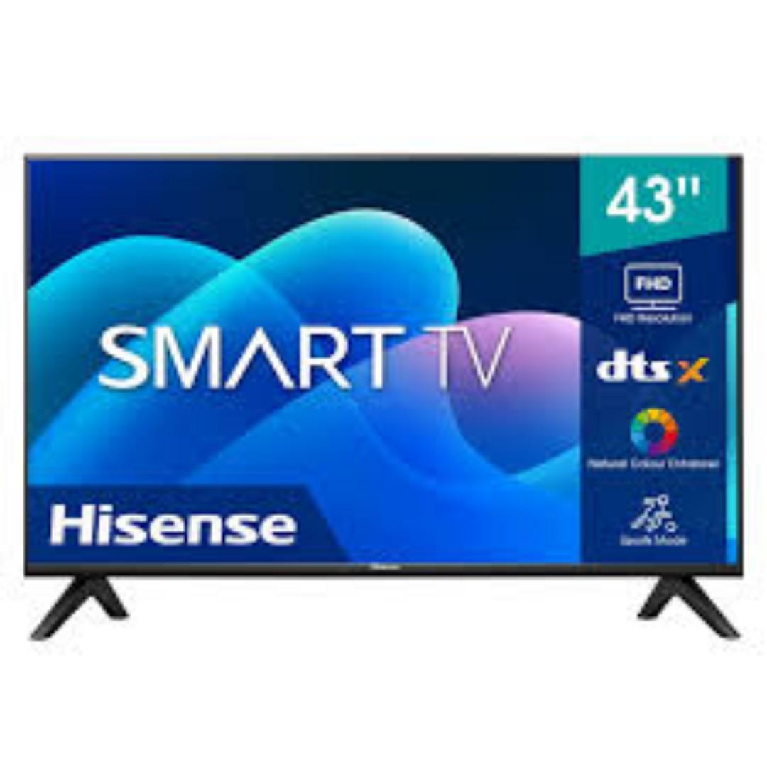 Hisense 43A4, 43" INCH FRAMELESS SMART TELEVISION, FULL HD RESOLUTION, A4 SERIES ,NETFLIX ,YOUTUBE TV,DTS, INBUILT DECODER, BUILT-IN WIFI,VIDAA OS