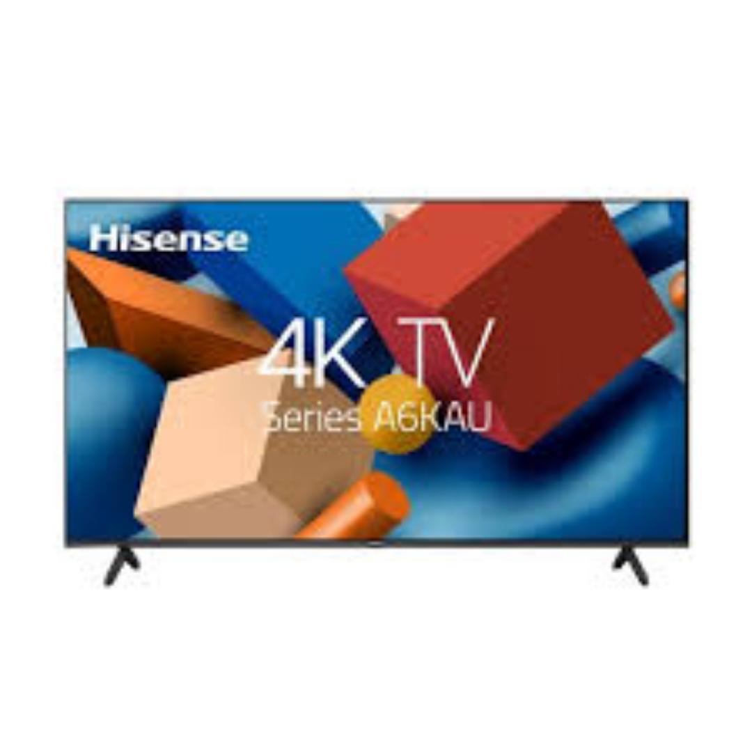 Hisense 43A6- 43" Inch FRAMELESS,VIDAA OS,DOBLY AUDIO, SMART TV,BLUETOOTH,4K ULTRA HD  TV,IN-BUILT WI-FI-2024 MODEL,NETFLIX,YOUTUBE