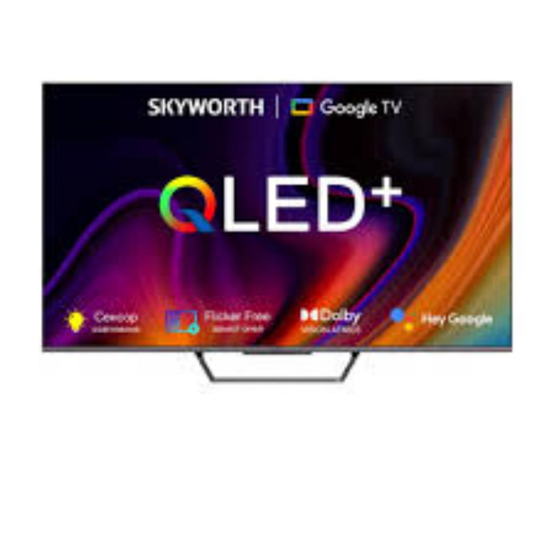 Skyworth 50 Inches 50Q6500G 4K QLED Smart TV – Ultra HD Quantum Dot Display, HDR Picture Quality, Smart Android TV, Built-in WiFi & Netflix YouTube Support, Dolby Audio,Frameless Design-1 YEAR WARRANT