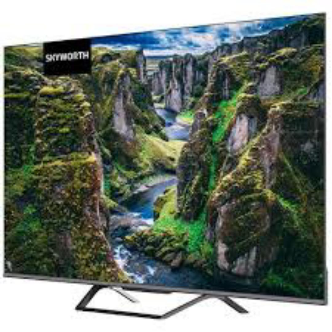 Skyworth 55Q6500G, 55-inches  4K UHD QLED TV Television Smart Ok Google TV Appstore Inbuilt Decoder,Netflix,Youtube,Prime Video,Bluetooth ENABLED Wi-Fi Enabled,Chrome i-cast Screen-1YEAR WARRANTY