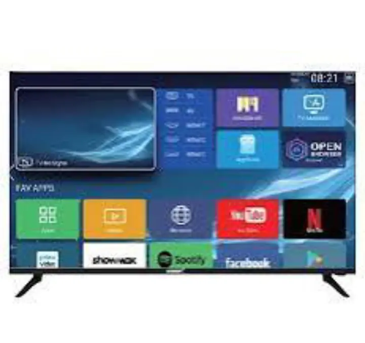 VISION PLUS 43 VP8843SF,43" INCH FRAMELESS FHD Smart Android TV BLUETOOTH,GOOGLE,NETFLIX,YOUTUBE Inbuilt Decoder Dolby Audio DVBT2+S2 WIFI