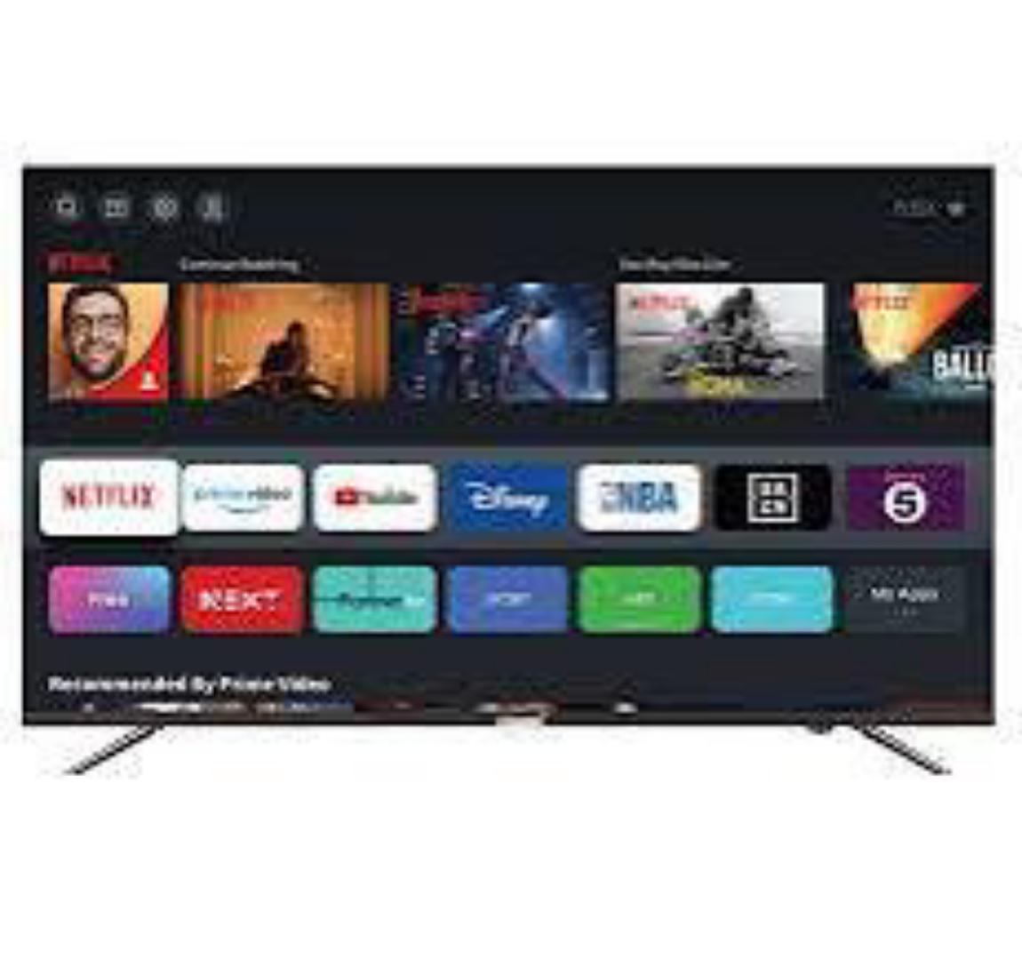 NEW VISION PLUS 55" VP8855KV  55 INCHES 4K Frameless V+ OS Smart TV BLUETOOTH BUILT-IN WIFI NETFLIX YOUTUBE DOLBY AUDIO VOICE CONTROL  SCREEN SHARE 1 YEAR WARRANTY