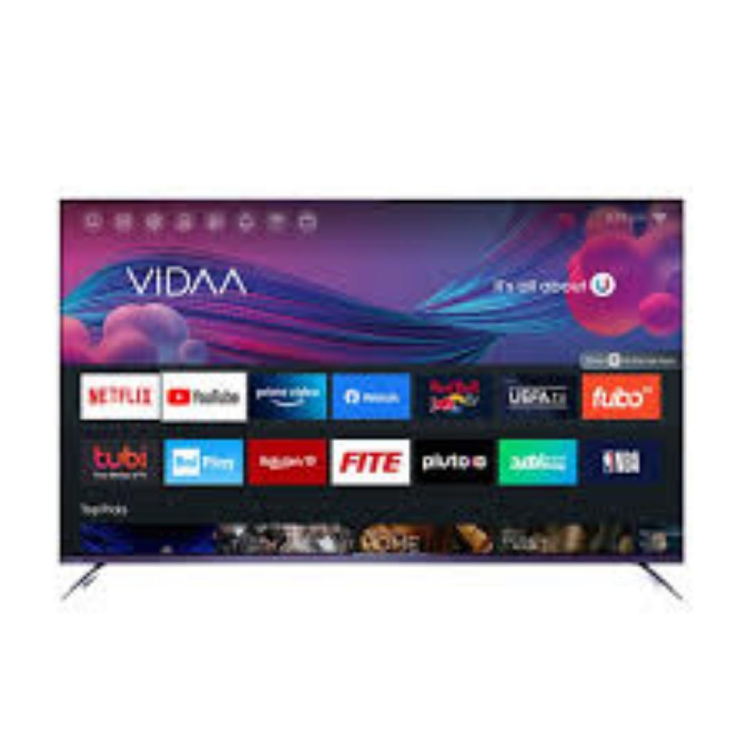 VISION PLUS 65" inch Smart TV Frameless 4K UHD Frameless V+ OS Television 65", NETFLIX OFFICIAL YOUTUBE, DOLBY AUDIO, BLUETOOTH, VP8855KV 1YR WARRANTY.