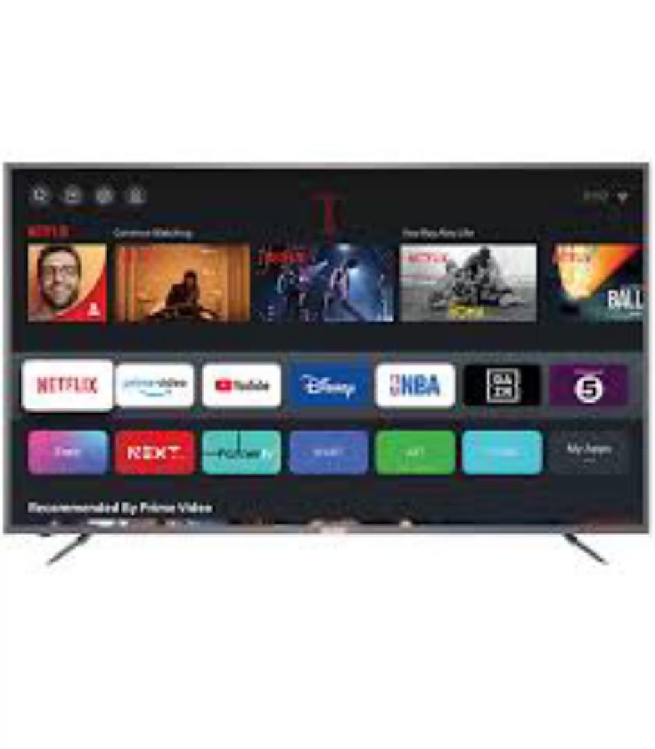 Vision Plus 75" 4K -VP8877Kv LATEST VIDAA SMART TV with VOICE CONTROL,WI-FI,NETFLIX